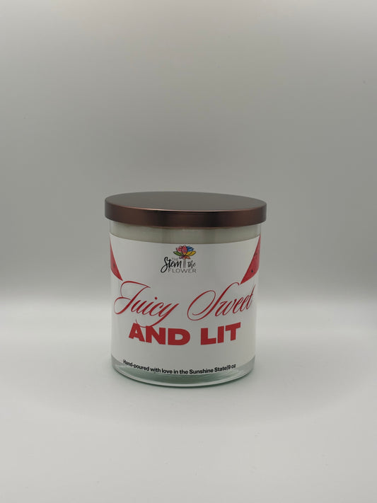 Juicy Sweet and Lit Candle