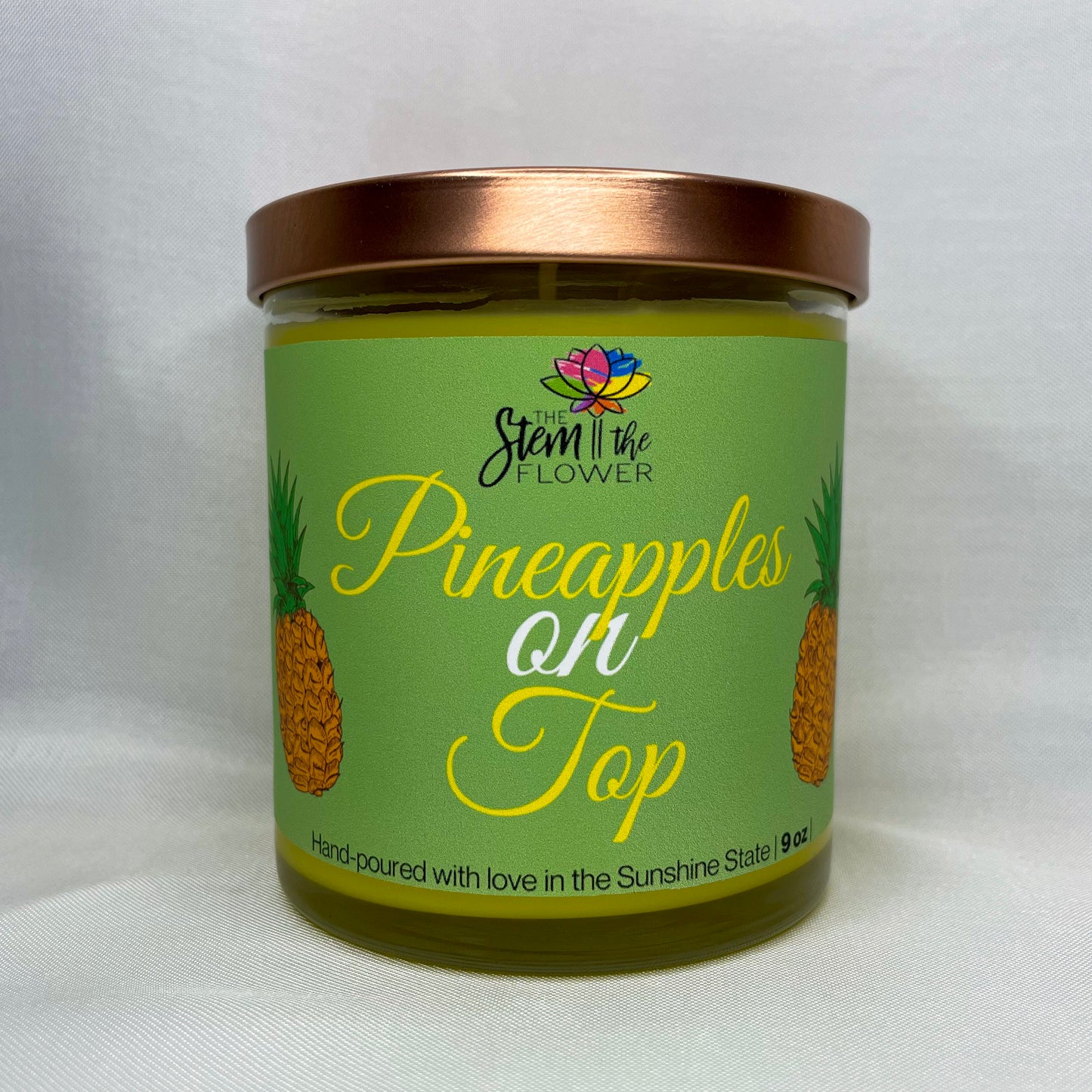 Pineapples on Top Candle