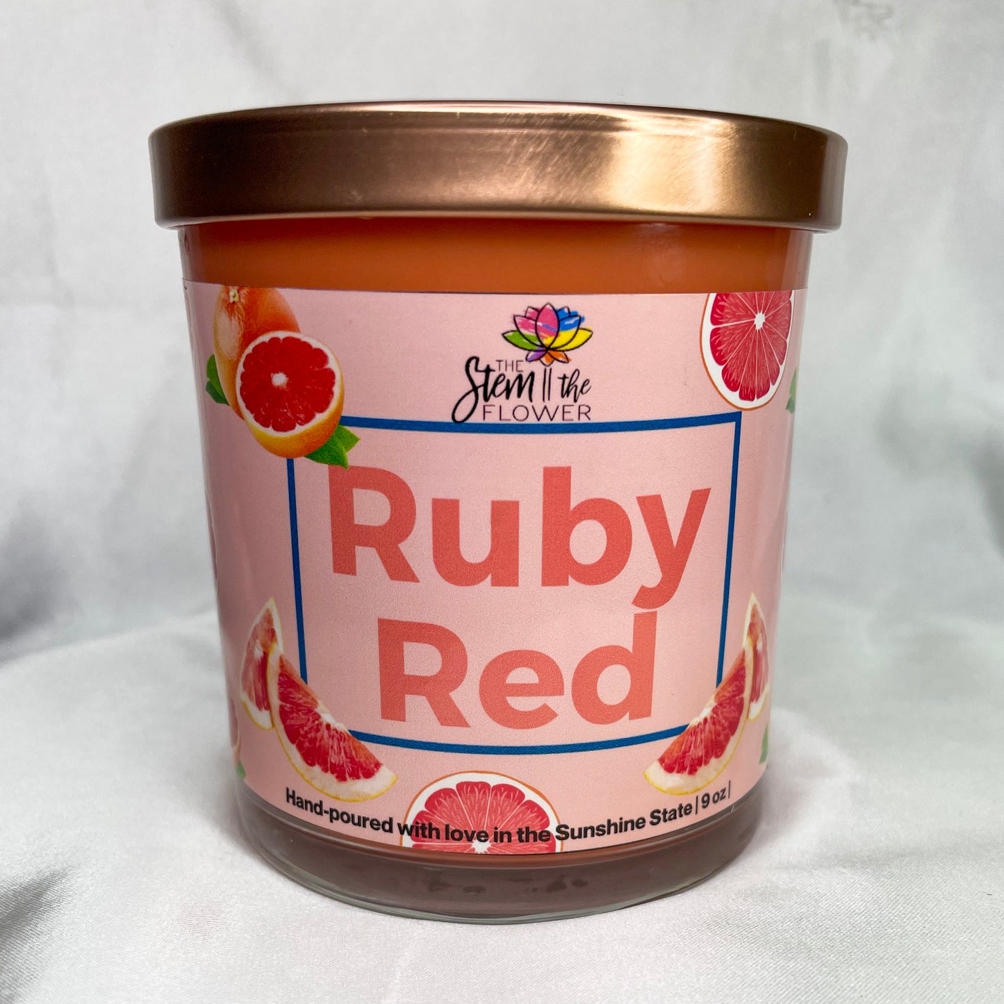 Ruby Red Candle