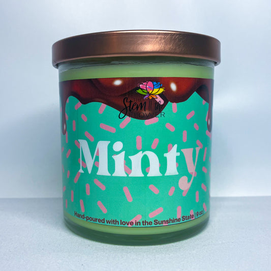 Minty Candle