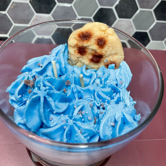 Cookie Monster Dessert Candle